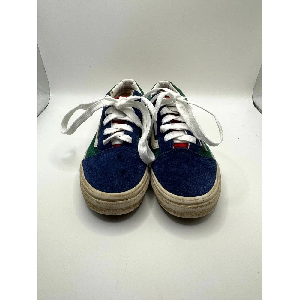 VANS Old Skool Yacht Club Kids 13.5 Sneaker Multicolor Suede Low Top Skate Shoes